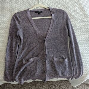 Banana Republic Lavender Cardigan Sweater
